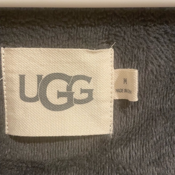 UGG Women’s Duffield Robe, Heather Charcoal, Size Medium, Excellent Condition - Picture 7 of 7